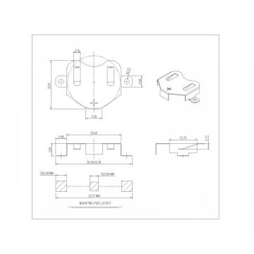 BS-M-NI-R-3008 2450 SM Coin clip