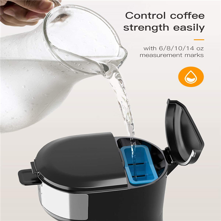 Filter Coffee Machine Portable Travel Coffee Maker Rotating Coffee Capsule Rack for K-Cup