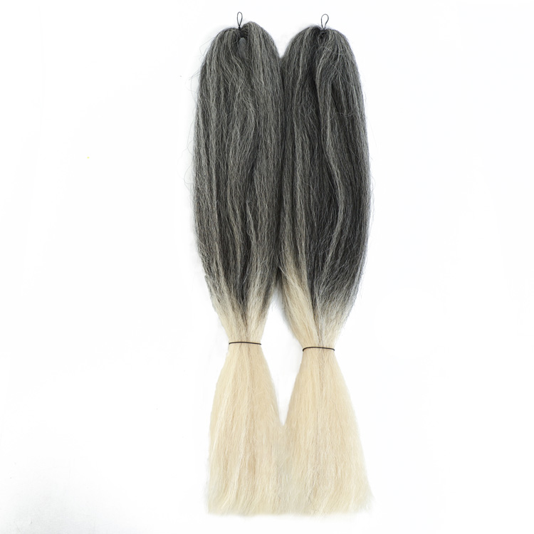 Promotion Synthetic Fiber Gradual Change Rainbow Kanekalon Hair Jumbo Braid Colors