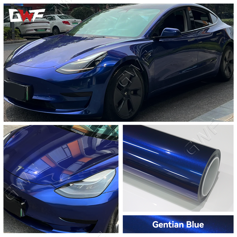 Película de protección de pintura de color transparente