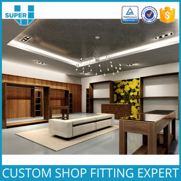 Modern Design Retail Showroom High Quality Clothes Store Fitting Rooms