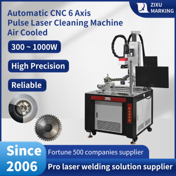 Zixu Compact Automatic Galvo Pulse Laser Cleaning Machine for Metal Rust Oil Oxide Layer Painting Coating Removal