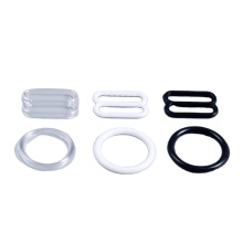 Washable Bra Accessories: Colored Bra Adjuster Rings, Hooks (KR50004/05)