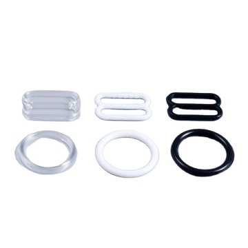 Washable Bra Accessories: Colored Bra Adjuster Rings, Hooks (KR50004/05)