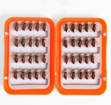 High Quality Luya Simulation Insect Artificial Bait Fly Set - 40pcs/Box