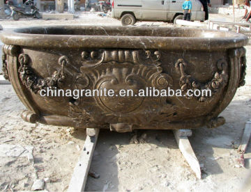 Indoor handcraft stone bathtub