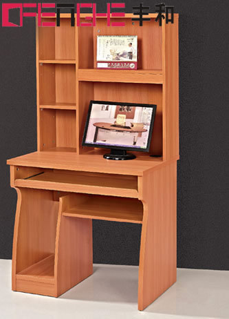 cheap computer desk with book shelf, wooden computer desk, wood computer desk