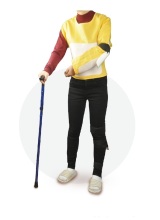 Hemiplegia nursing simulation device