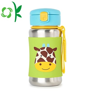 Silicone Water Bottle Printing Sleeve Silicone Bottle Cover