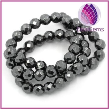lowest price facted round 8mm hematite beads