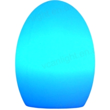 15*H21cm Waterproof RGB LED Egg Shaped Decorative Light with Free Shipping