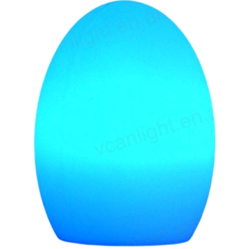 15*H21cm Waterproof RGB LED Egg Shaped Decorative Light with Free Shipping