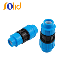 PP compression fittings reducing coupling Union for pe pipe