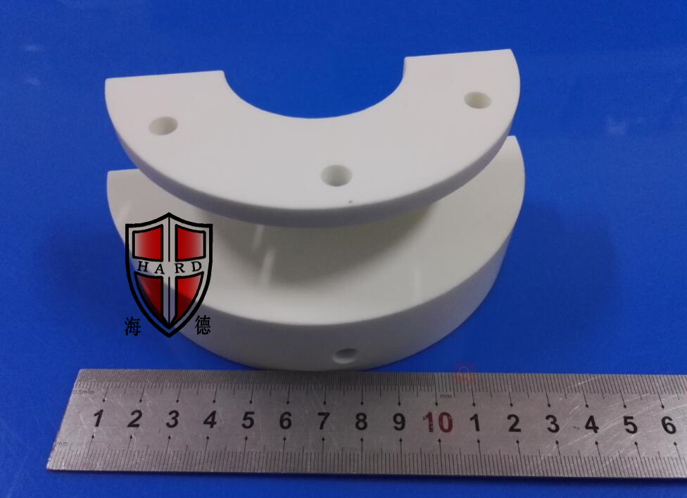 peças fazendo à máquina precisas cerâmicas da alumina do semicricle