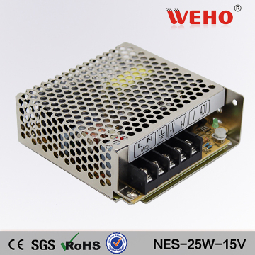 best price 25w nes-25 15v switching power supply