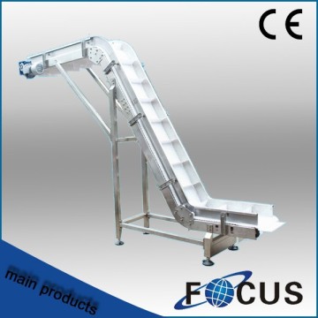 Various Speed Acclivitous Conveyor / Inclined Conveyor with Hopper