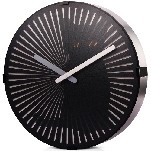 Horloge ronde chat mignon rétro