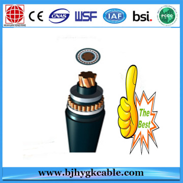 CABLE de potencia de 1x1200mm2 110kv CU / XLPE / CAS / MDPE CON Fibra DTS