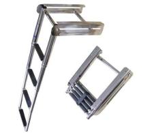 Stainless Steel Folding Boat Ladder with 3 Steps