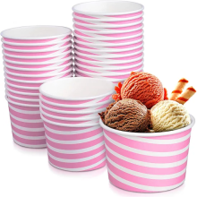 Biodegradable Disposable Paper Ice Cream Cups