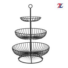 3 tier stainless steel creative fruit basket