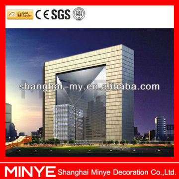 Aluminium section curtain wall/curtain wall installation/aluminium profile for invisible frame curtain wall