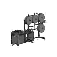 Disposable flat machinery face mask making machine manufacturer /dust face mask