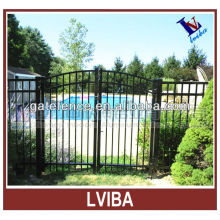 Security swing fence gate and aluminium security fence gate