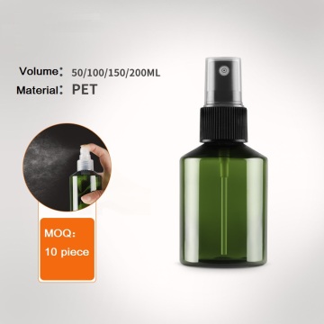 Big volume dark freen PET spray bottle