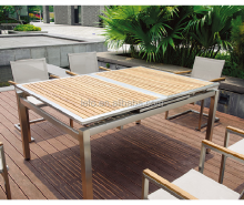 Outdoor Aluminum Extendable Dining Table