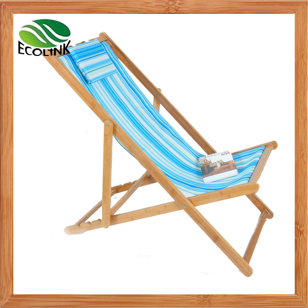 Foldable Bamboo Beach Chair