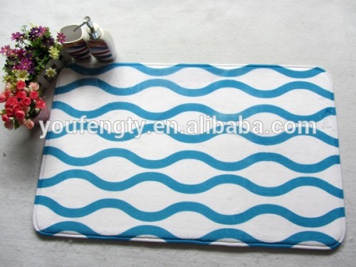 Modern microfiber print area rug