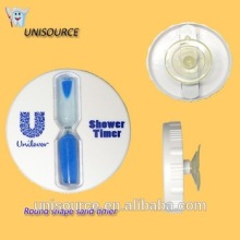 Round shape shower timer sand glass