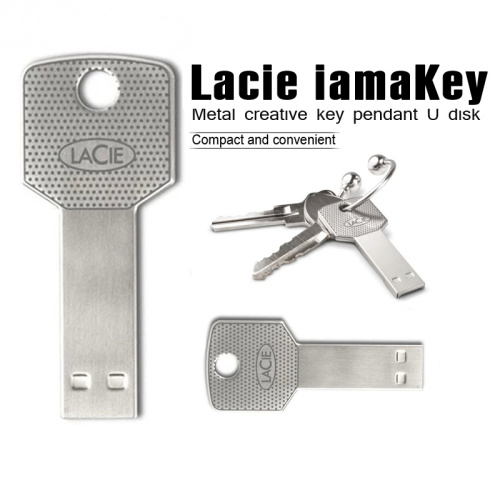 metal key custom LOGO USB flash drive