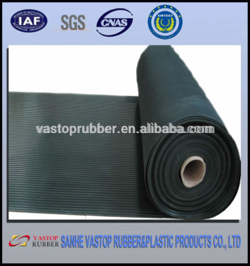 ribbied rubber sheeting roll