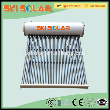 solar water heater with three target solar vacuum tube