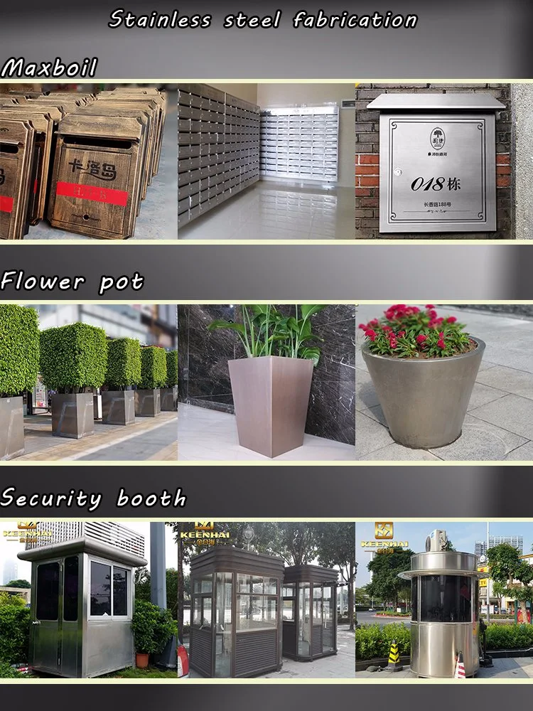 Stainless Steel Half Round Planter, Flower Pots