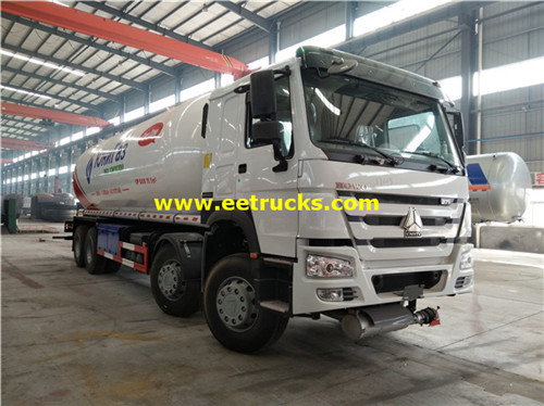 36cbm SINOTRUK LPG Road شاحنات ذات صهاريج