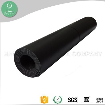 Quality the best black polyester material yoga mat for outdoor use