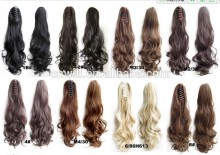 claw clip ponytail hair extension wrap around synthetic hair ponytail