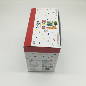 colorful printed cardboard packing gift box