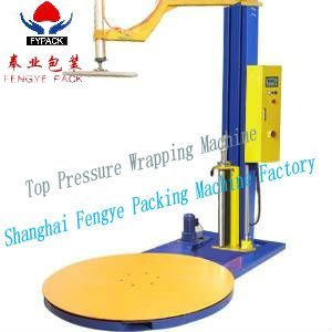 top pressure pallet stretch wrapping machine