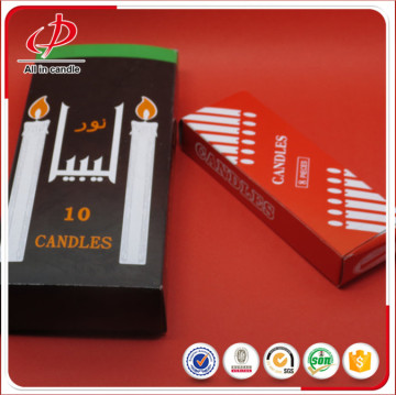 Thick Lighting Exported Black Paper Box White Candle