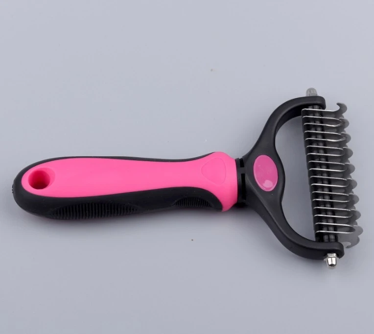 Portable Stainless Steel Needles Pets Fur Remover Comb