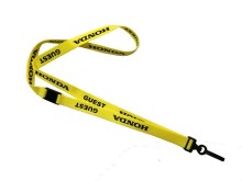 Custom Silk-Screened Smooth Lanyard With Plastic Swivel Hook