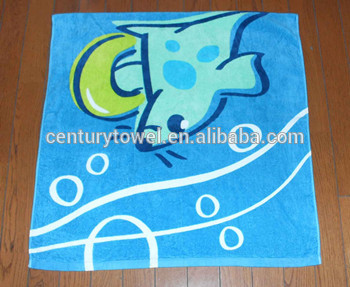 Highly absorbent custom terry cloth beach towels