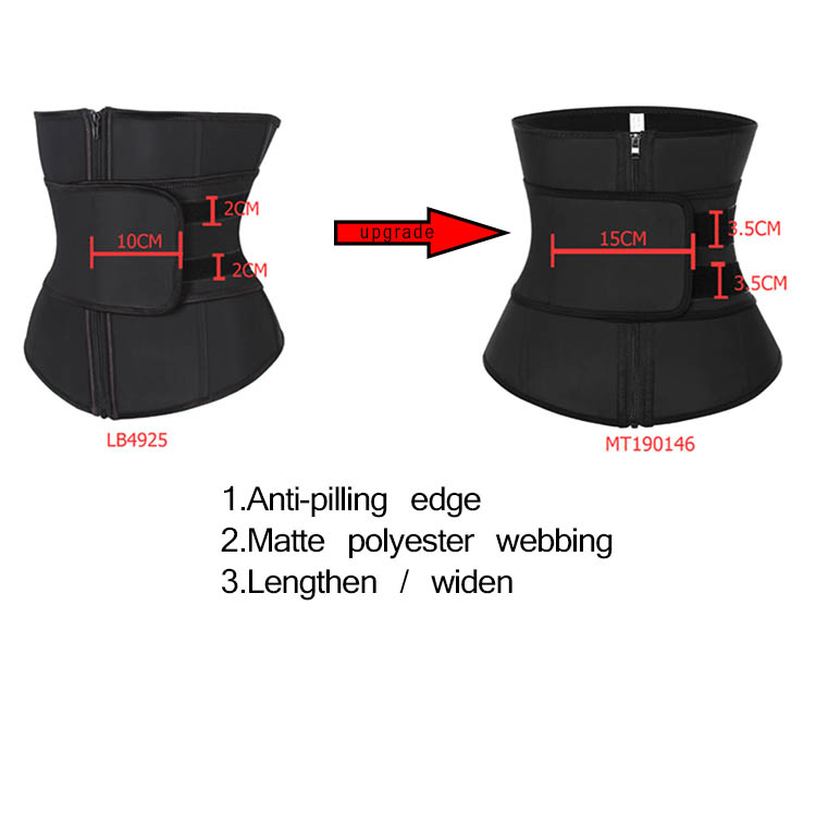 Latest Design Slimming Tummy Control Plus Size Waist Trainer Belt Private Label