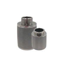 Sintered tube metal mesh filter element for corrosive liquid filtration Sintered melt hydraulic filter element