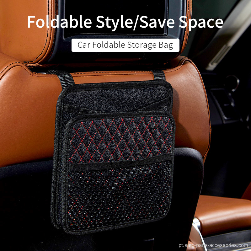 Saco de lixo dobrável Big CapacateCar Backseat Storage Bag