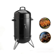 16 Inch Vertical Drum Barrel Charcoal Smoker BBQ Grills Barbeque Charcoal Grill BBQ Meat Smoker